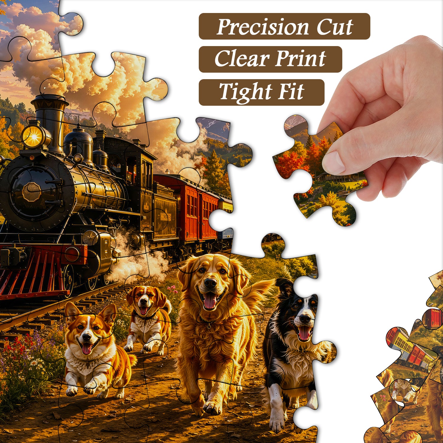 Autumn Run Jigsaw Puzzle 1000 Pieces