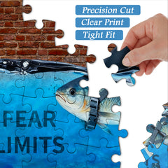 Courageous Fish Jigsaw Puzzle 1000 Pieces