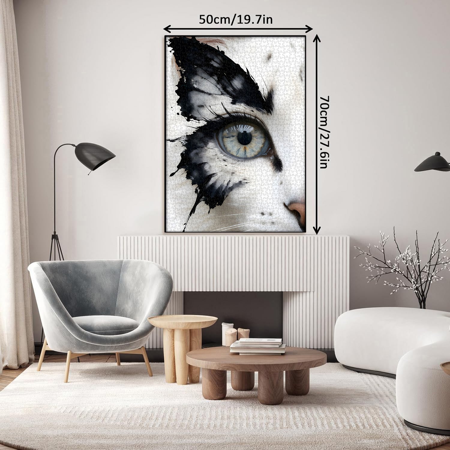 Feline Eye Art Jigsaw Puzzle 1000 Pieces