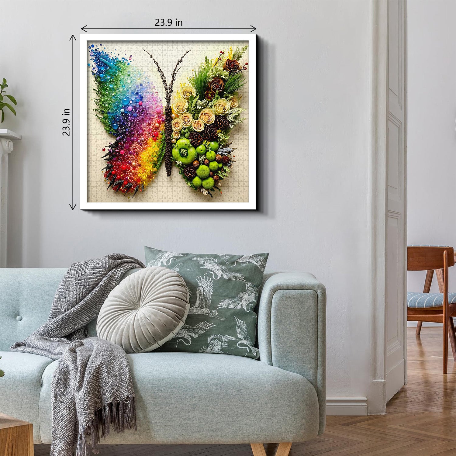Botanical Butterfly Jigsaw Puzzle 1000 Pieces