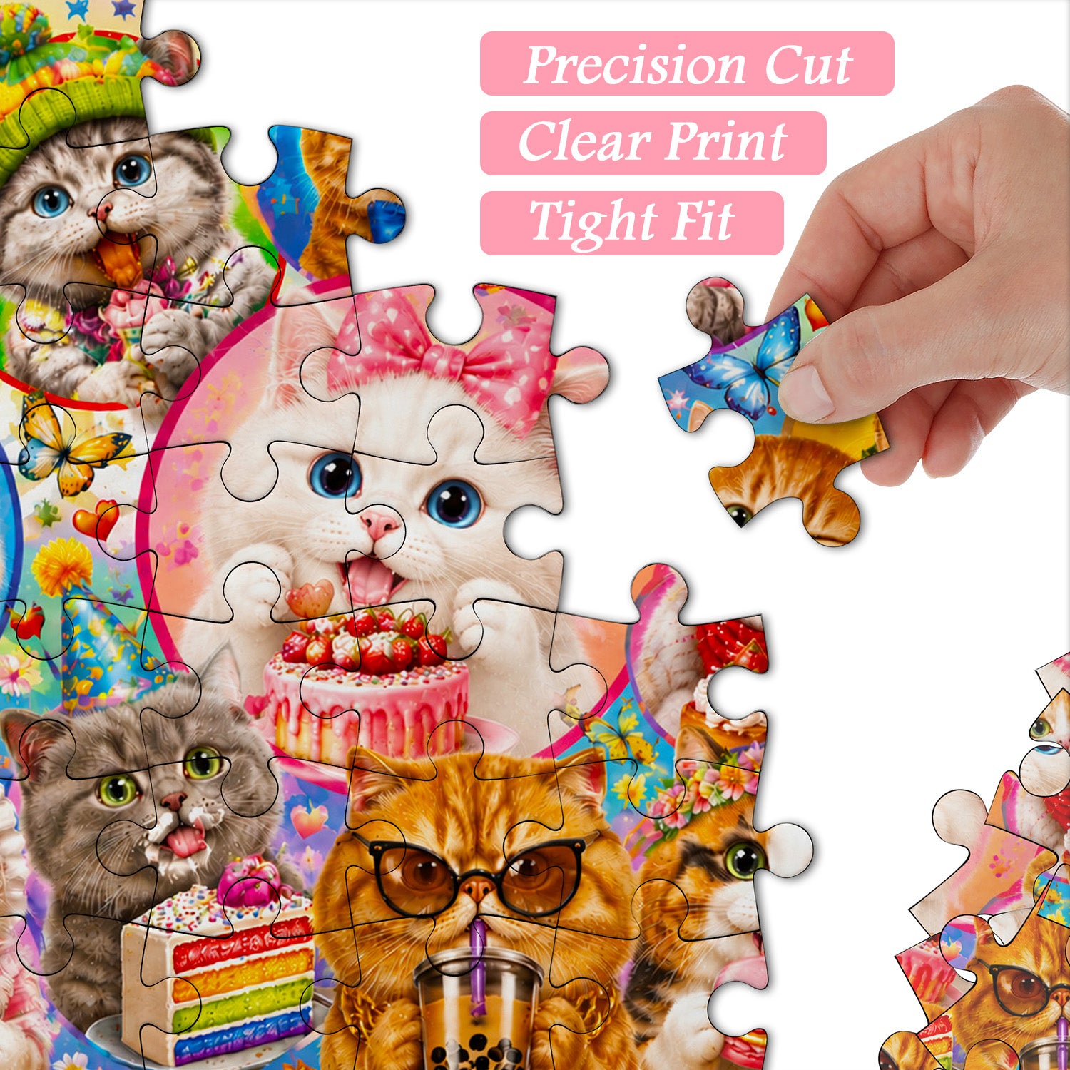 Sweets Kitten Collage Puzzle 1000 Teile