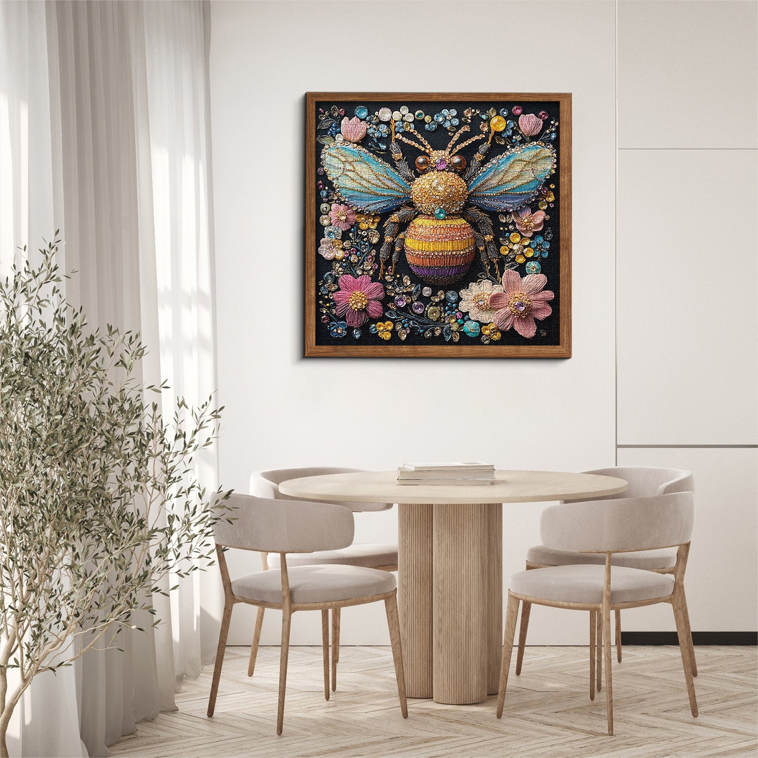 Jeweled Bee Jigsaw Puzzle 1000 Pieces