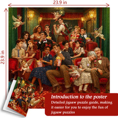 Vintage Cinema Joy Puzzle 1000 Teile