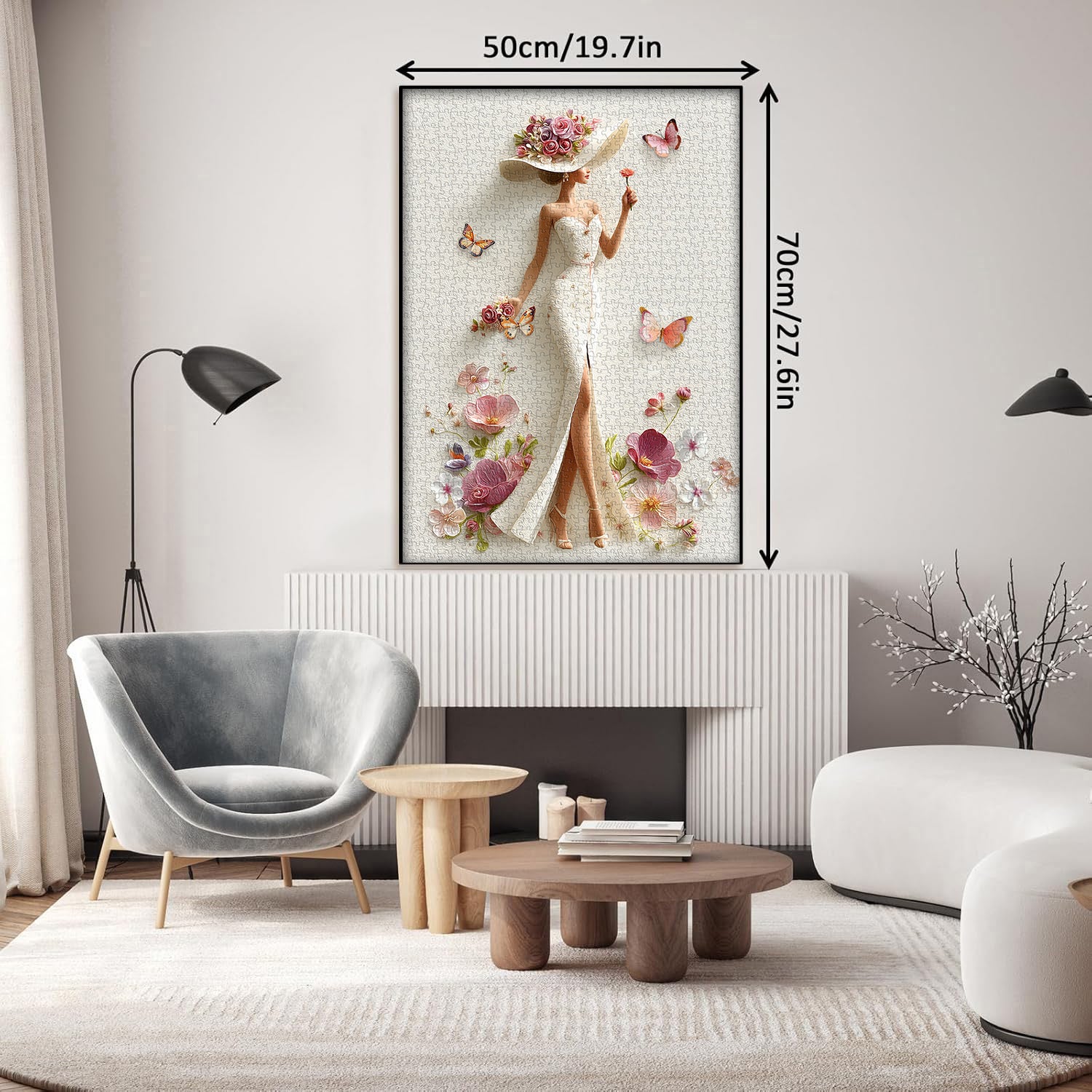 Floral Grace Muse Jigsaw Puzzle 1000 Pieces