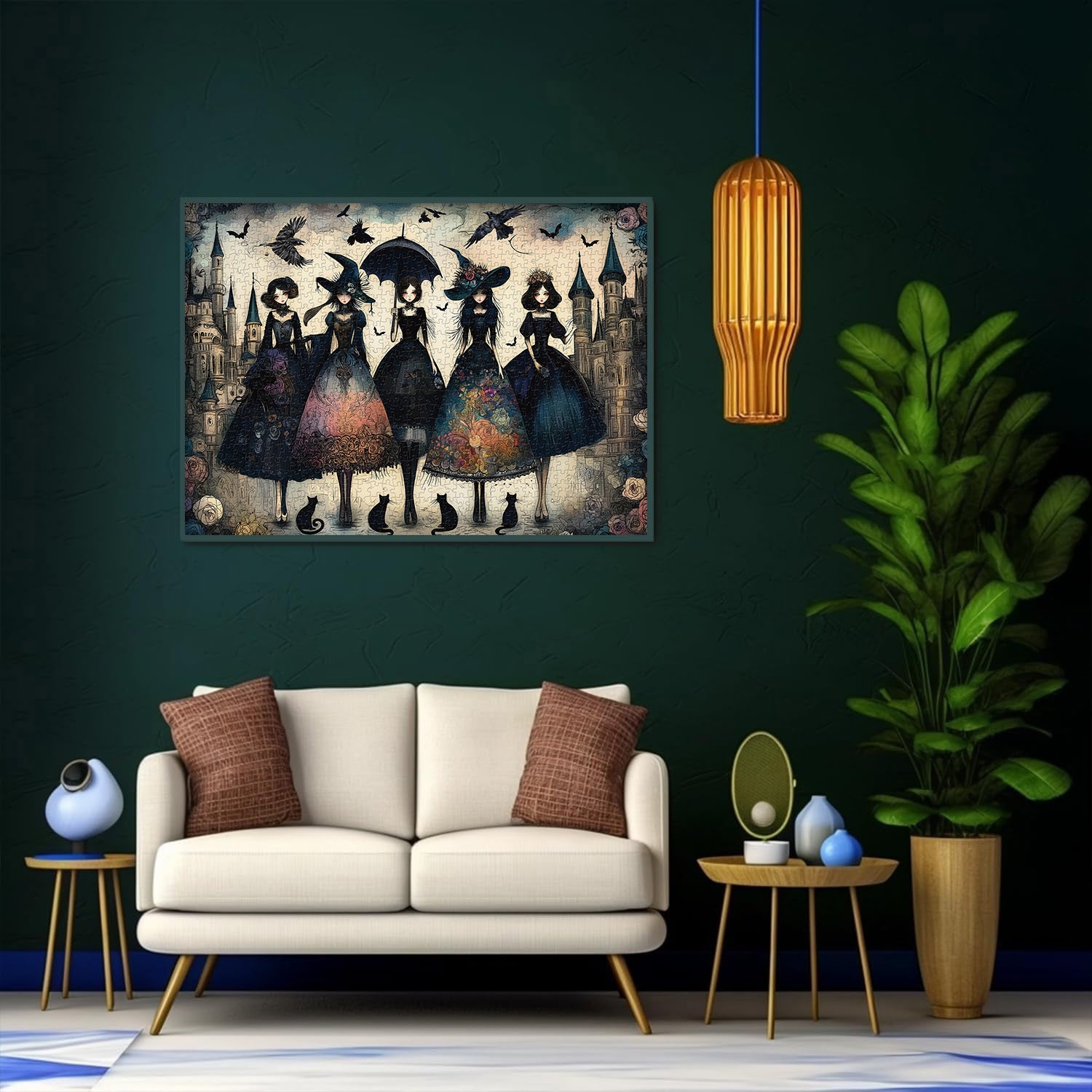 Raven Night Mädchen-Puzzle 1000 Teile