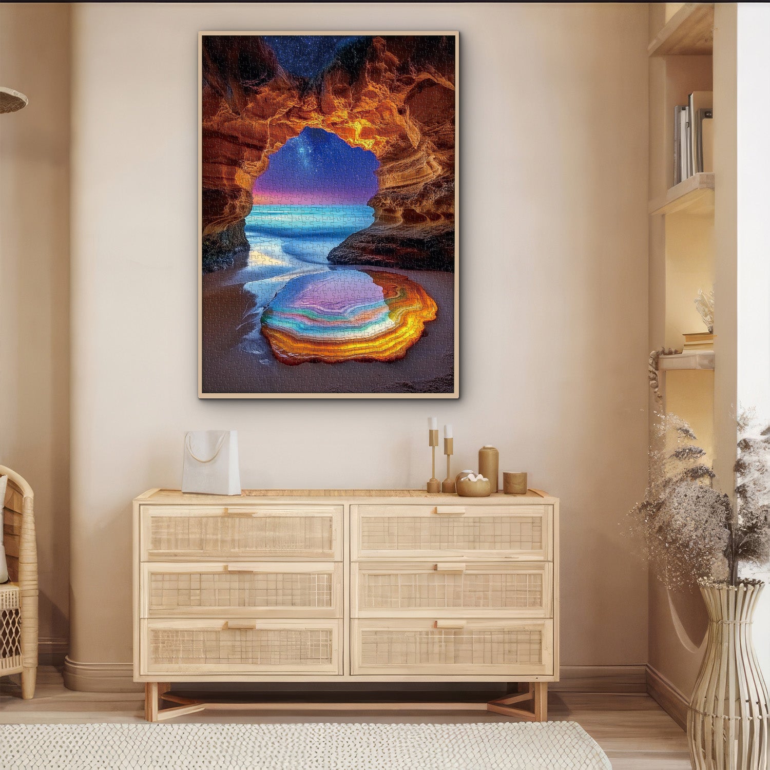 Leuchtendes Höhlenpuzzle 1000 Teile