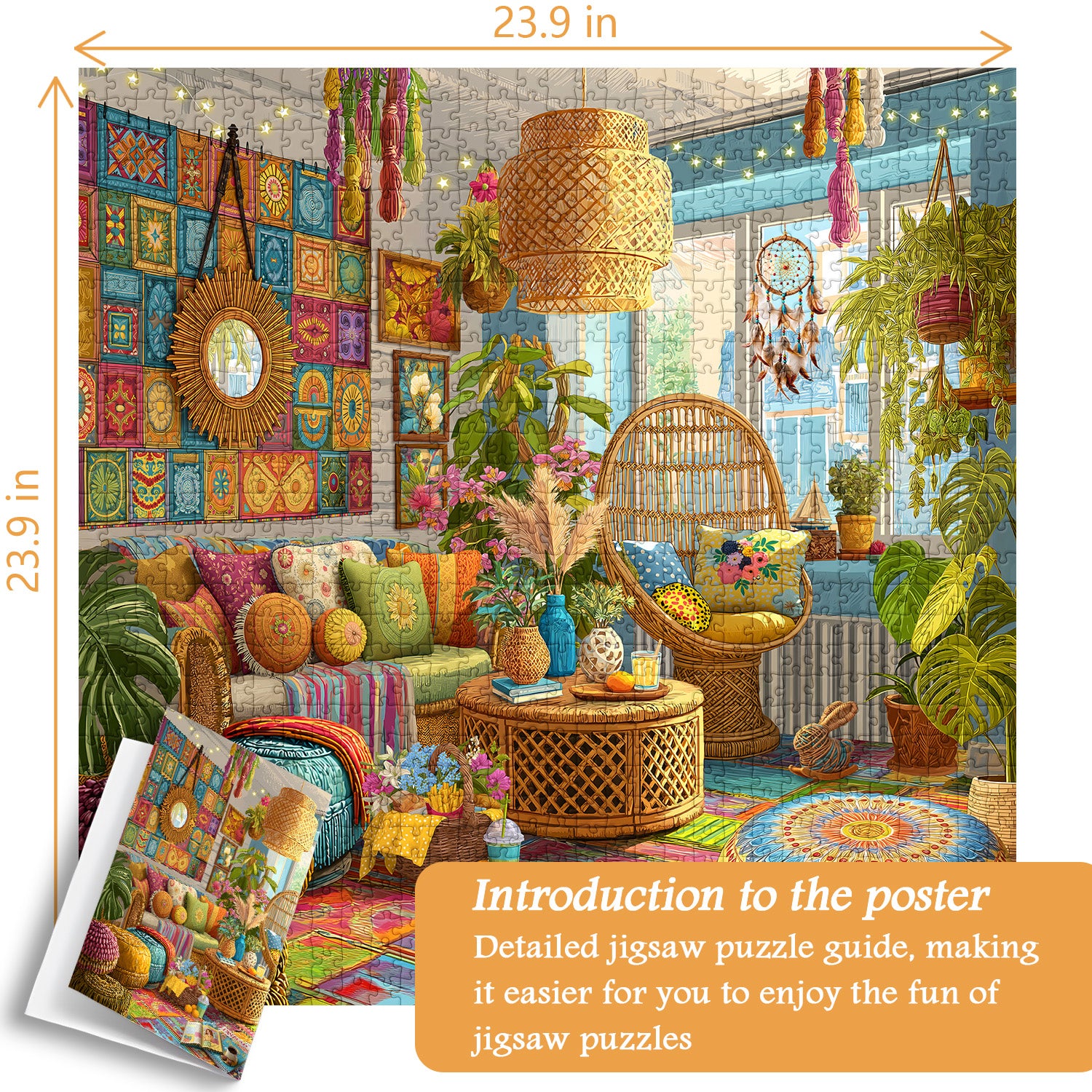 Boho House Jigsaw Puzzle 1000 Pieces