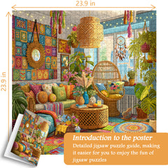 Boho House Jigsaw Puzzle 1000 Pieces