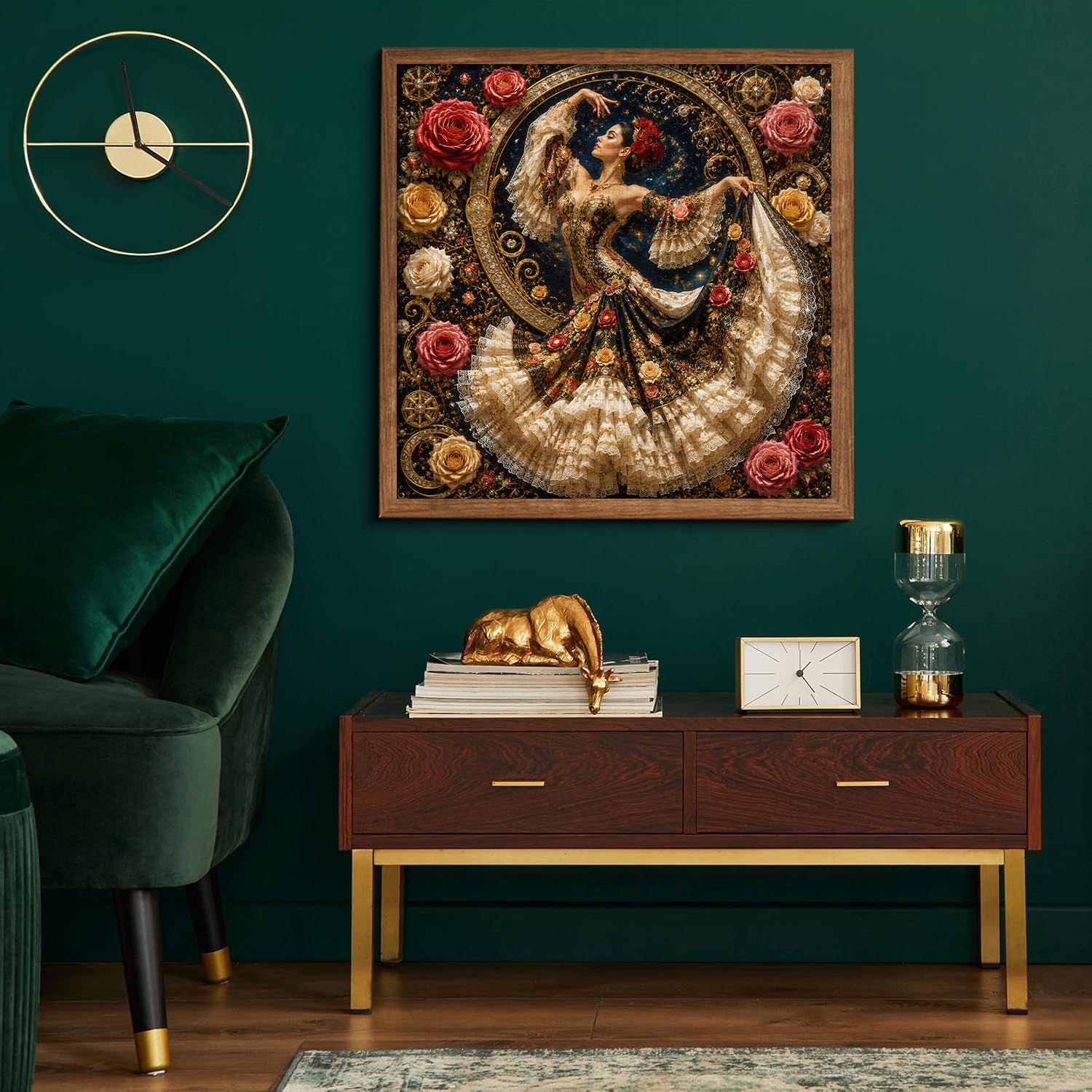 Rose Flamenco Jigsaw Puzzle 1000 Pieces