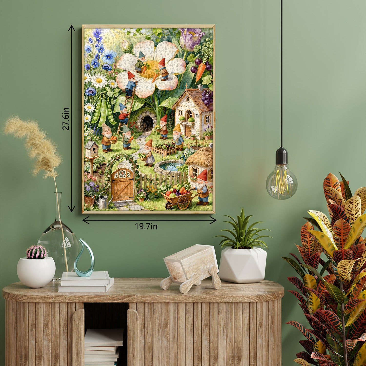 Verzauberter Gnome-Hafen-Puzzle, 1000 Teile