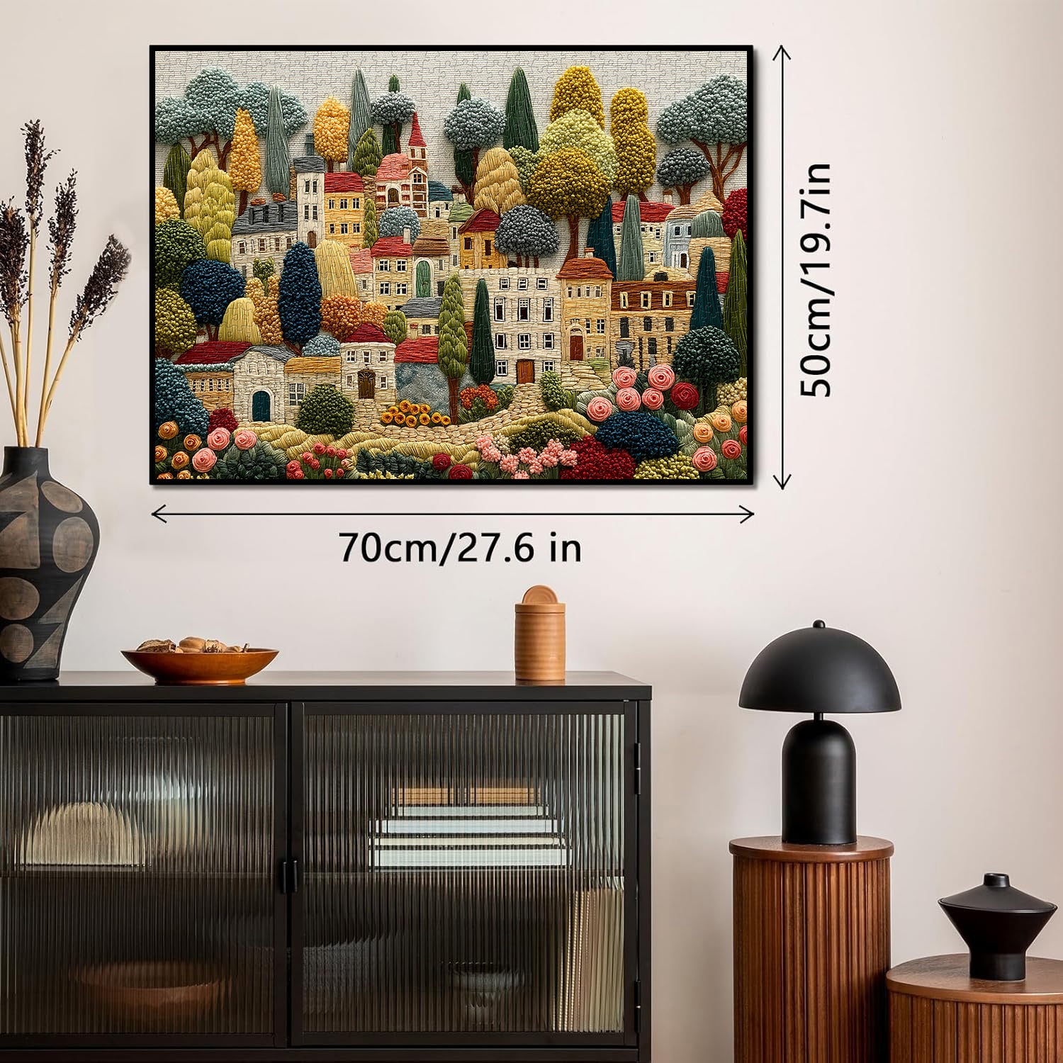 Embroidery Village Jigsaw Puzzle 1000 Pieces