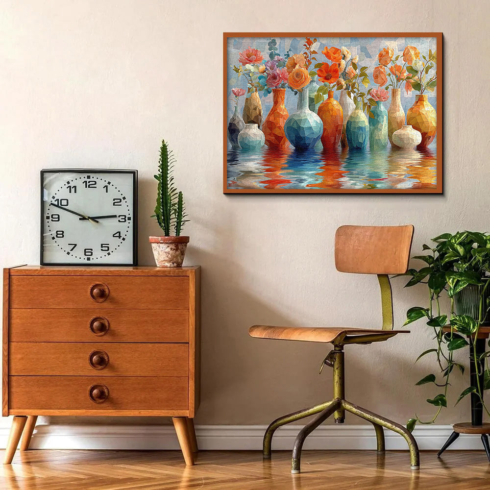 Colorful Vases Jigsaw Puzzle 1000 Pieces