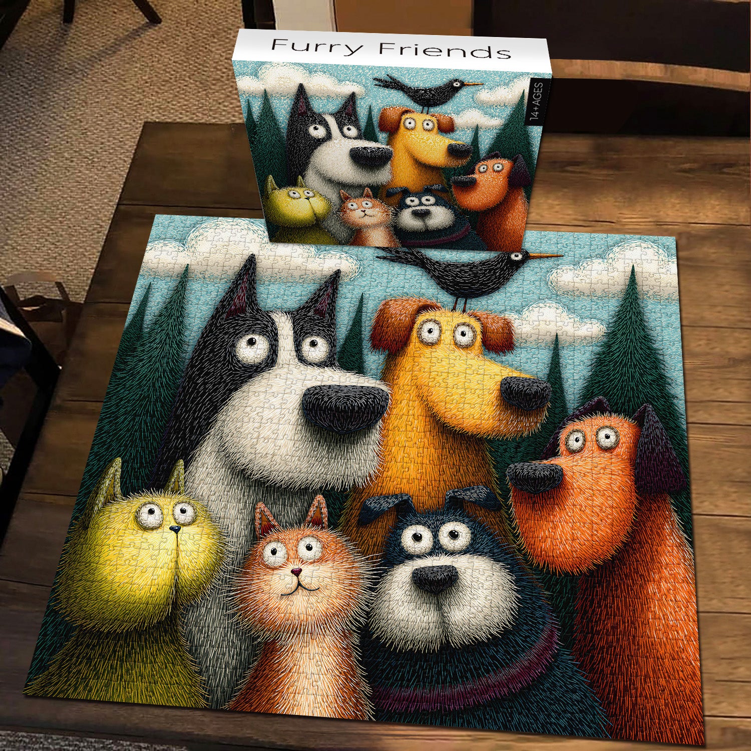 Furry Friends jigsaw Puzzle 1000 Pieces