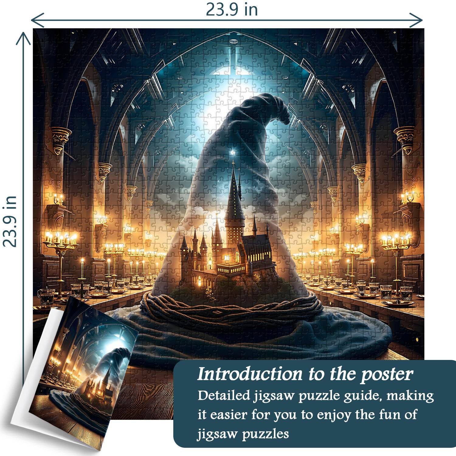 Castle in a Hat Jigsaw Puzzle 1000 Pieces