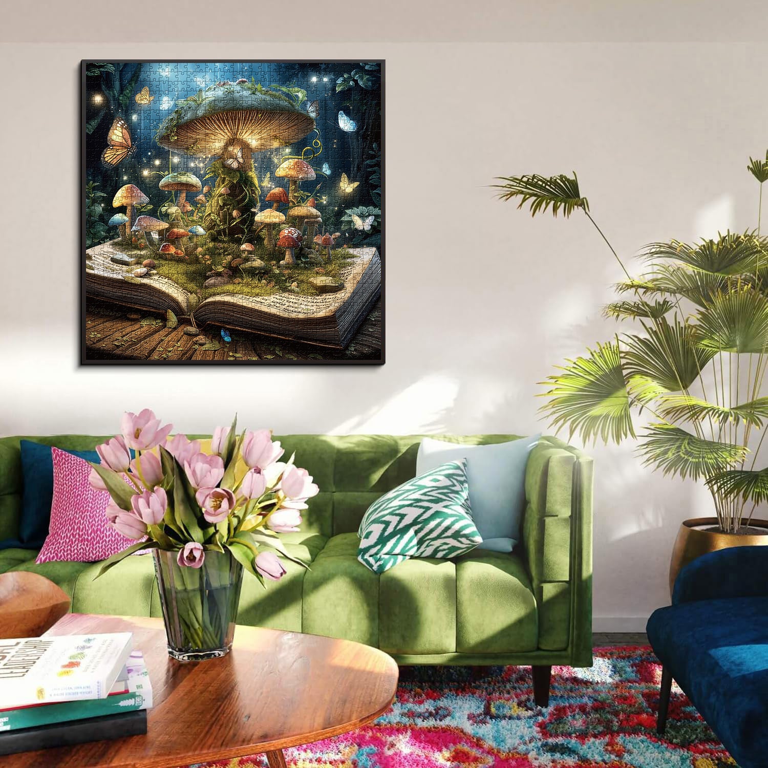 Fantasy-Pilzbuch-Puzzle 1000 Teile