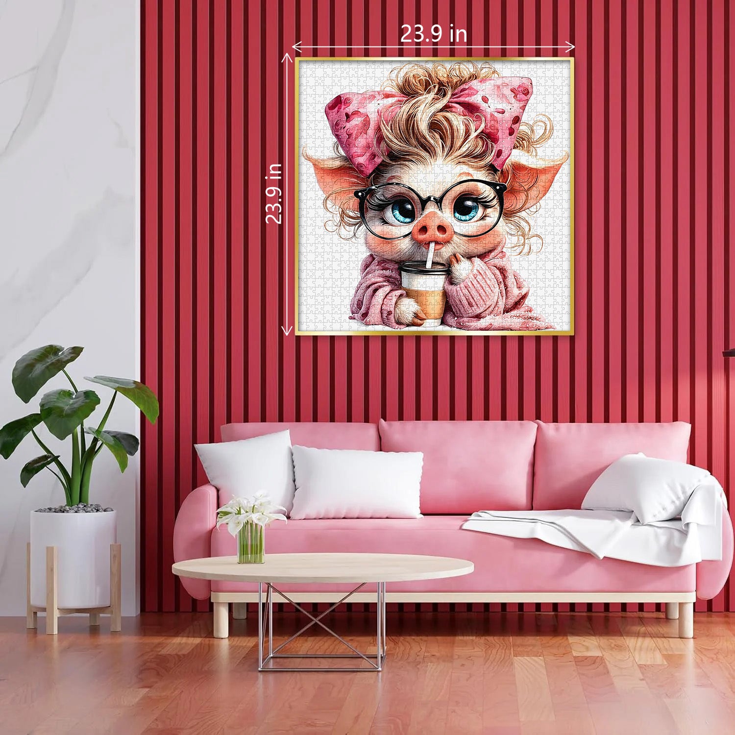 Ferkel Kaffeepause Puzzle 1000 Teile