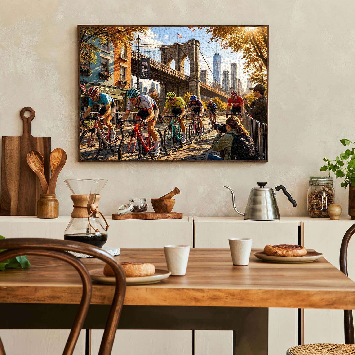City Bike Race Puzzle 1000 Teile
