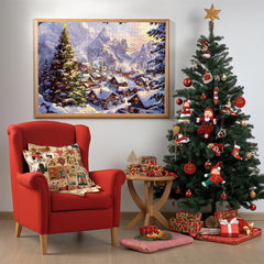 Weihnachtsdorf-Puzzle 1000 Teile