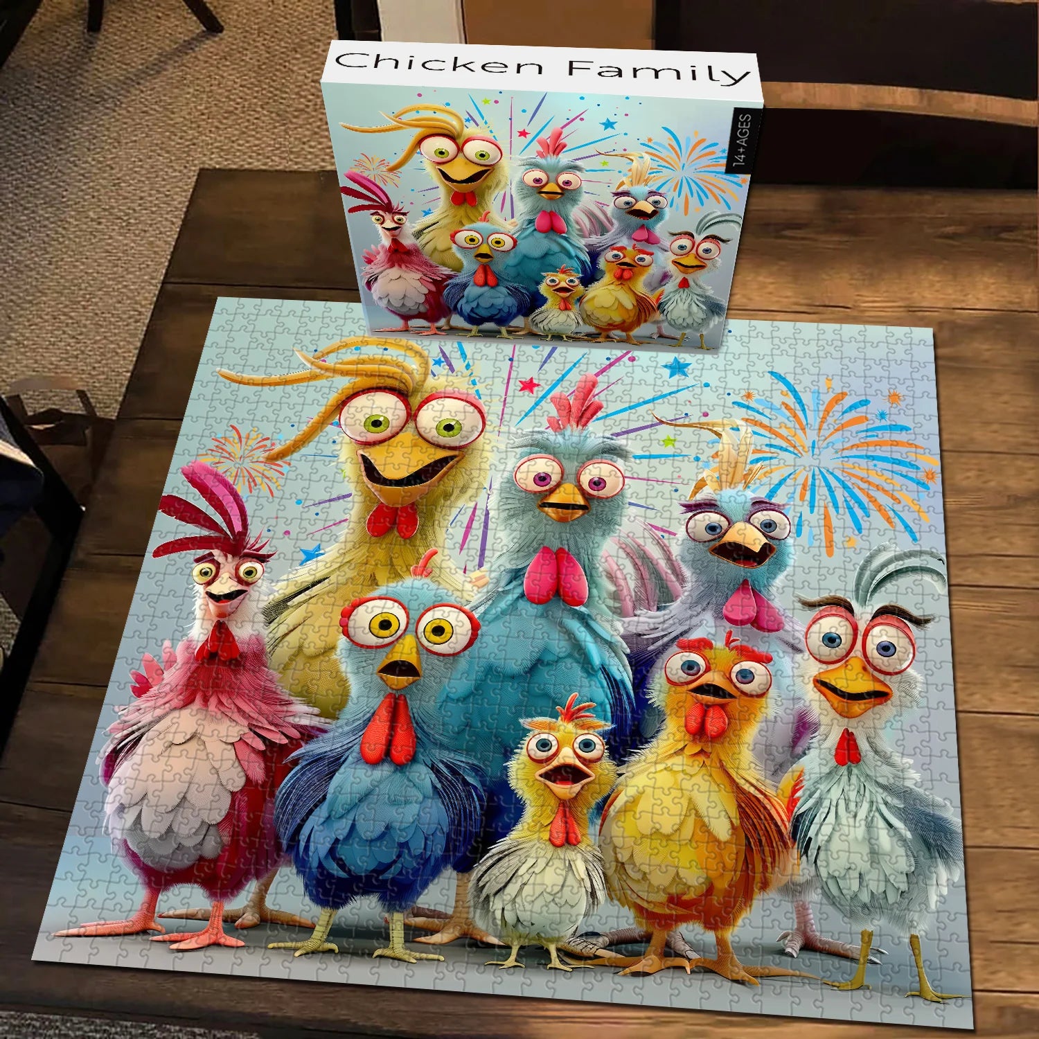 Chicken Family Jigsaw Puzzle 1000 Pieces