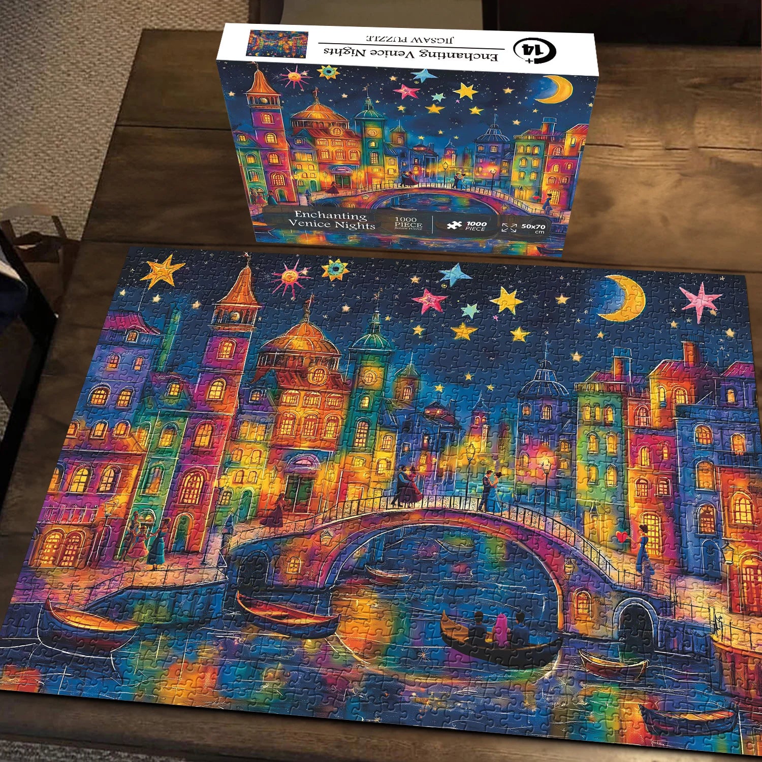 Bezaubernde Venedigabende Jigsaw Puzzle 1000 Stücke