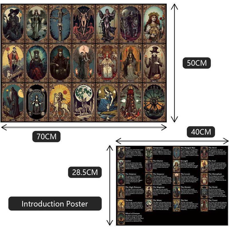 Horror Tarot Cards Jigsaw Puzzles 1000 Pieces