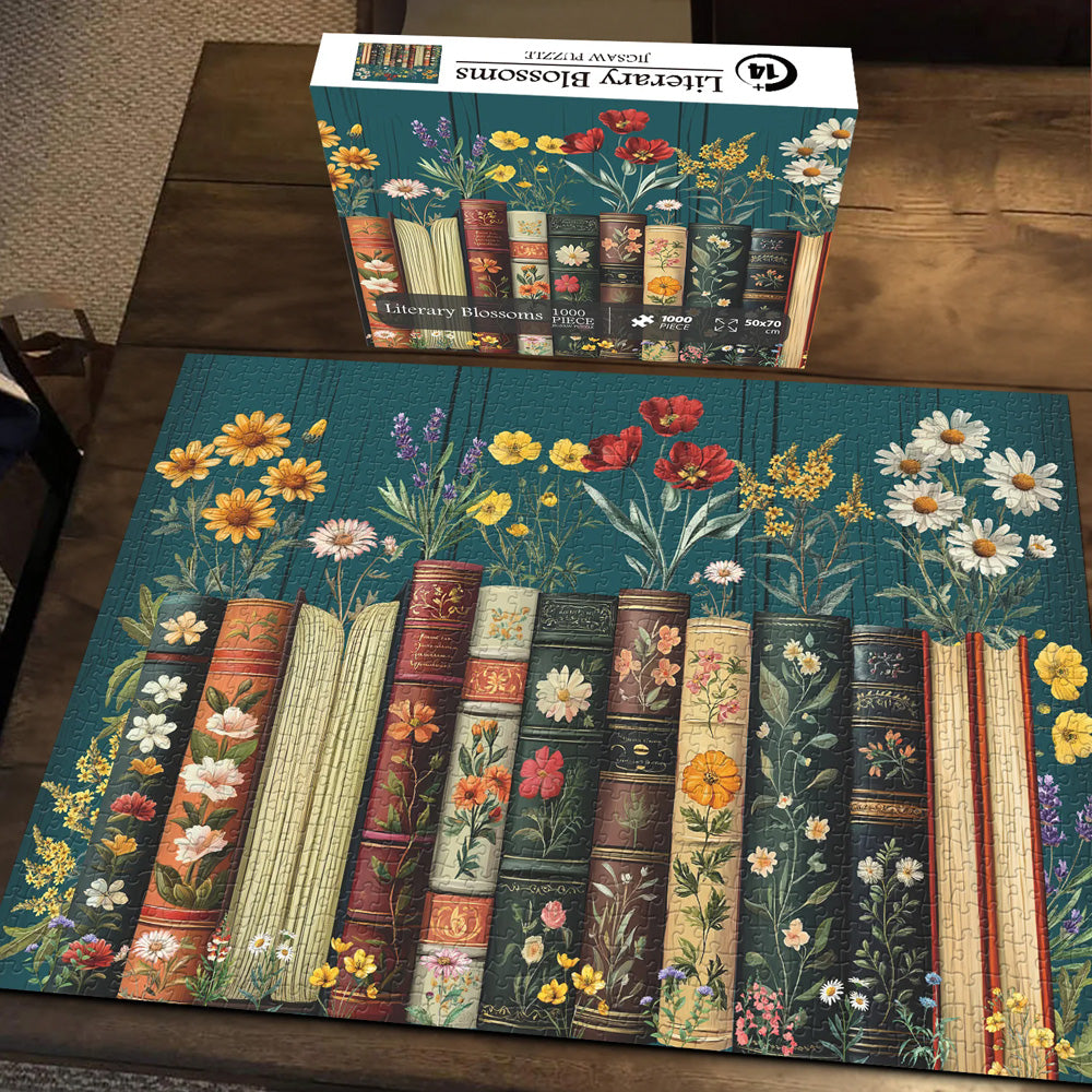 Literary Blossoms Jigsaw Puzzle 1000 Pieces