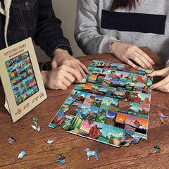 Wooden National Parks Jigsaw Puzzle 500 Pieces