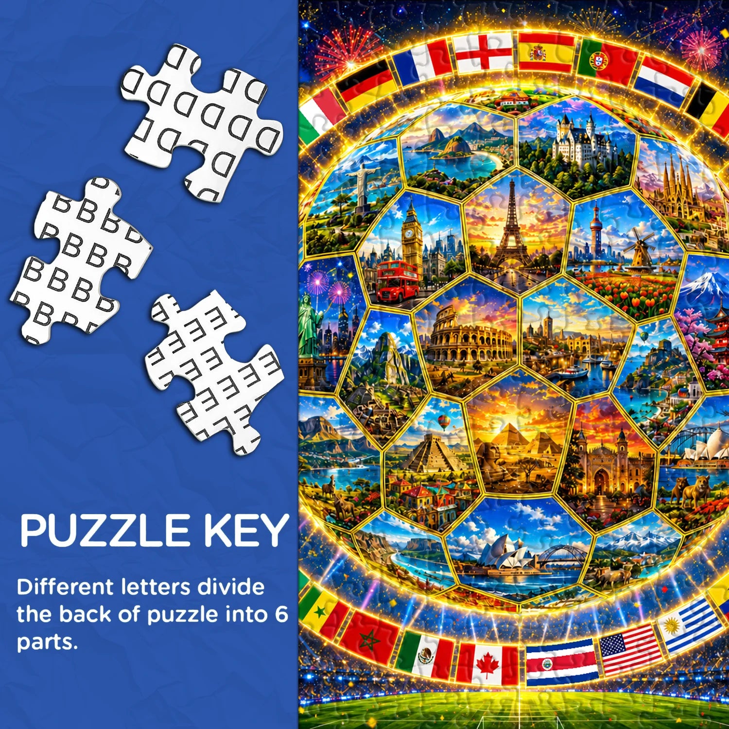 World of Football Jigsaw Puzzle 1000 Pieces