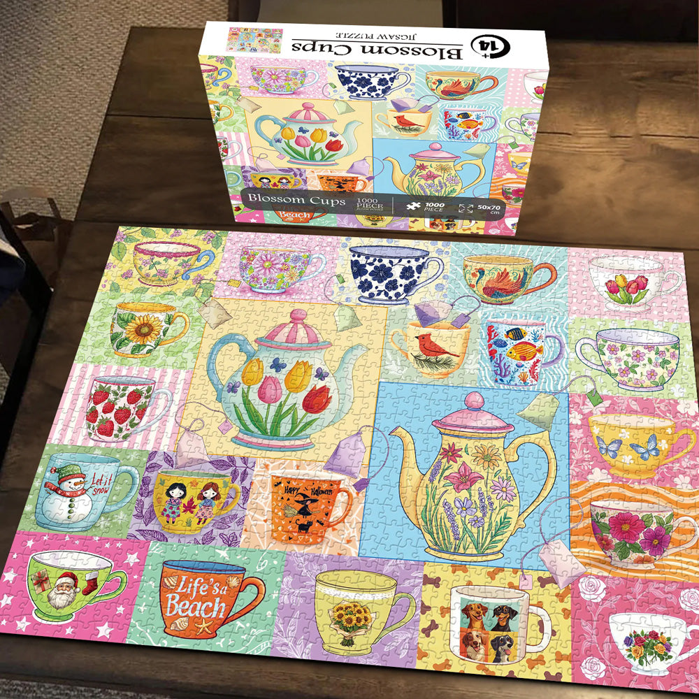 Blossom Cups Jigsaw Puzzle 1000 Pieces