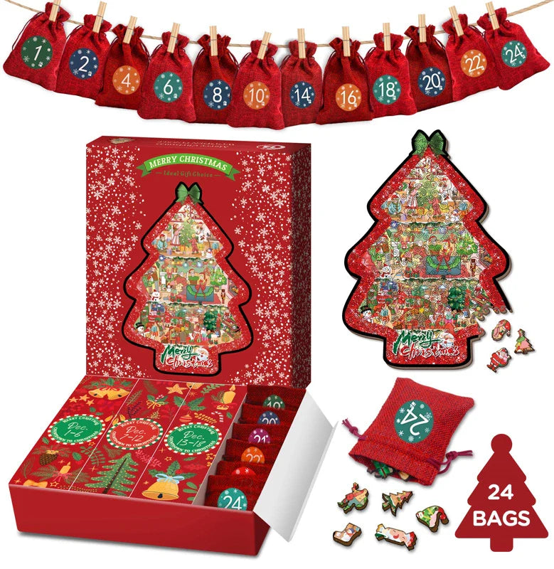 Christmas Tree Jigsaw Puzzle 220 Pieces